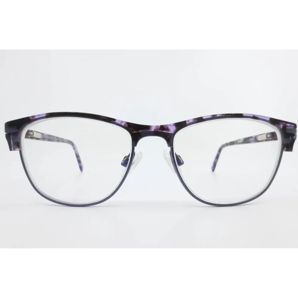 Ellen Tracy Ardee Eyeglasses Purple Tortoise Cat Eye Frames 51-16-130 CV